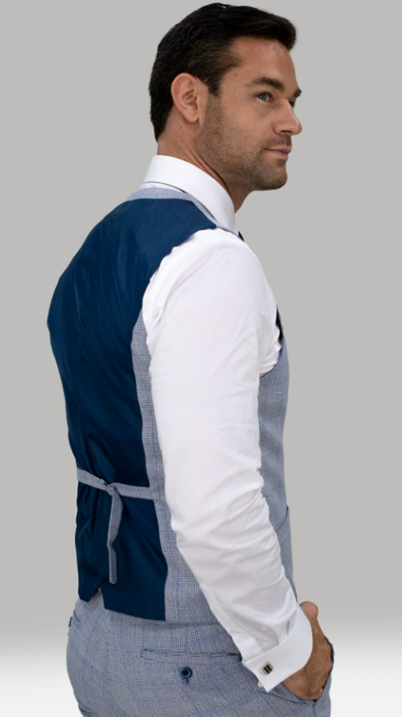 Cavani Caridi Waistcoat Sky-2